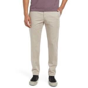Open Edit Nordstrom Mens Chino Pants 31x32 Tan Flat Front Straight Leg Cotton